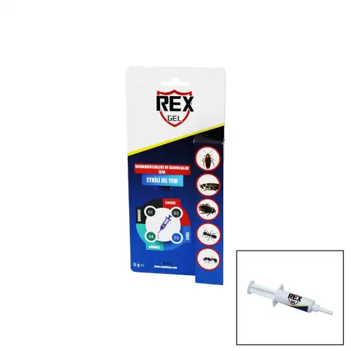 Rex Gel ( Jel ) Şırınga Modeli ( Hamamböceği & Karınca ) 5gr.*144
