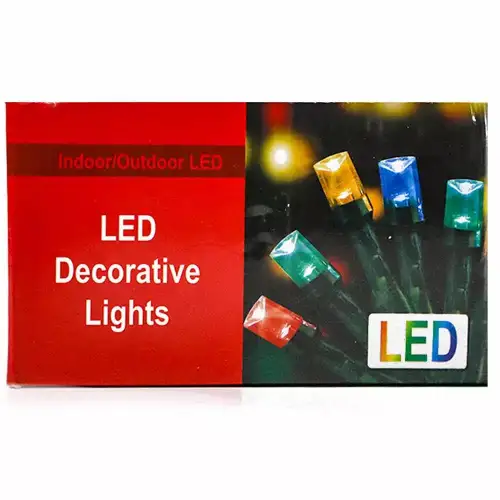 Rgb Renkli Işık Pirinç 10 Metre 100lü Ledli