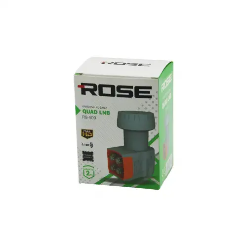 Rose Rle-400 ( 4lü ) Uydu ( Lnb ) Unıversal Quad ( Full Hd & 3d & 0.1db )*100