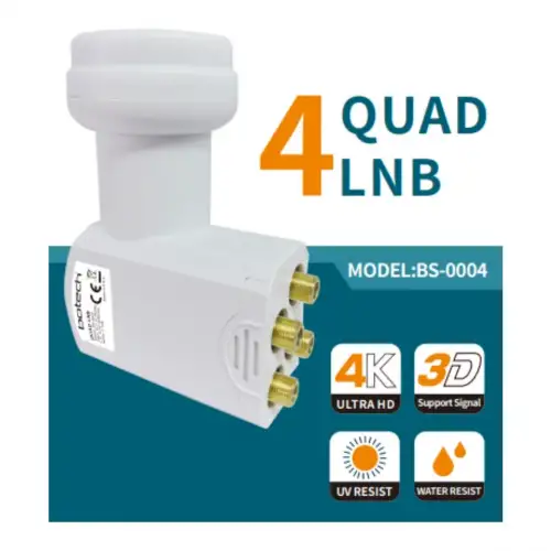 Rose Rle-400 ( 4lü ) Uydu ( Lnb ) Unıversal Quad ( Full Hd & 3d & 0.1db )*100