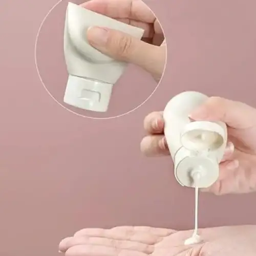 Seyahat Tipi Doldurulabilir Krem Şampuan Kutusu 3 Lü Set