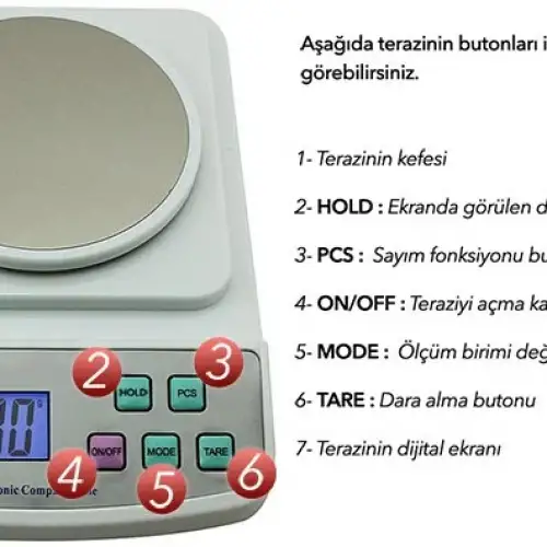 Sf 400c Plus Dijital Terazi 600gr / 0.01gr