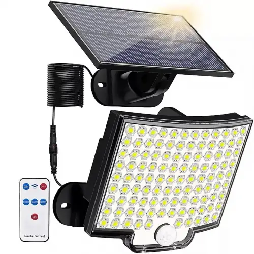 Solar Bahçe Aydınlatma Lambası 108 Led Lf-2501b