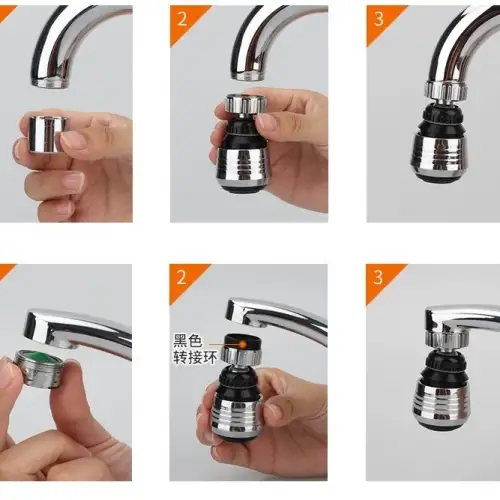 Su Tasarruflu 2 Modlu Musluk Başlığı Kısa