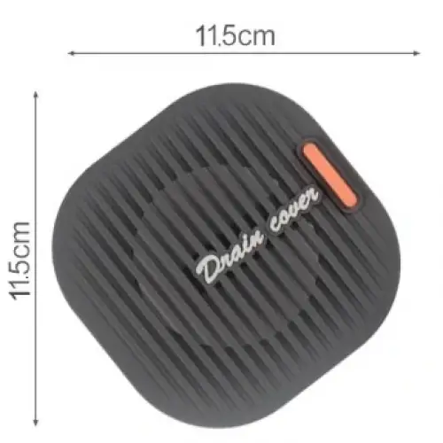 Süzgeçli Lavabo Gider Koruyucu Mat Gri