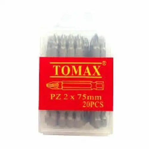 Tomax Pz2 X 75mm Yıldız Uçlu Bits *20x40