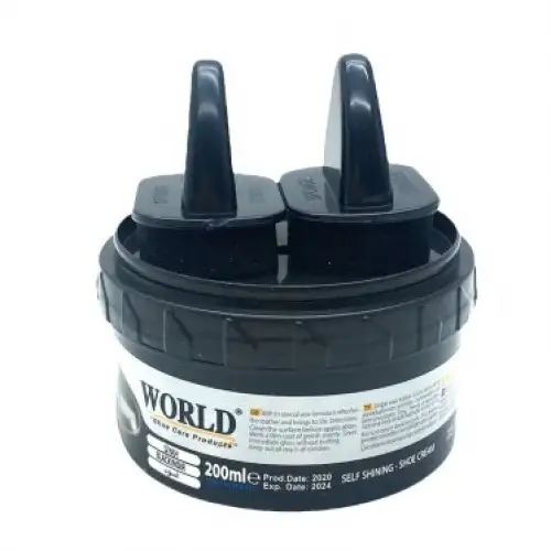 World ( 200ml.) ( Siyah Black ) Ayakkabı Boyası*12x8