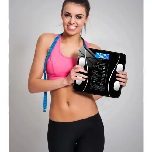 Yağ Ölçer Fonksiyonlu Dijital Baskül Elektronik Tartı Akıllı Bluetooth Lcd Dijital Ekran Ev Vücut