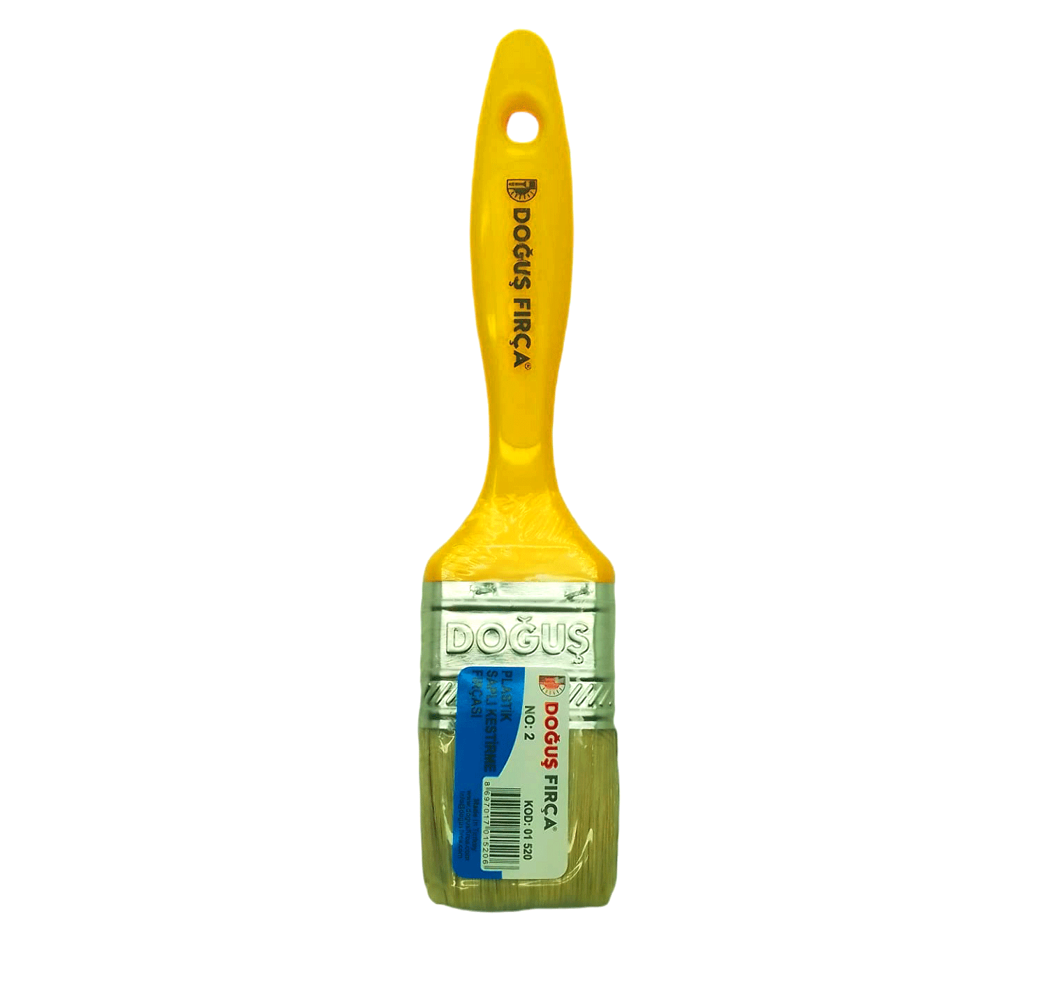 Doğuş-01520 ( No-2 ) Plastik Saplı Kestirme Fırçası*12x10