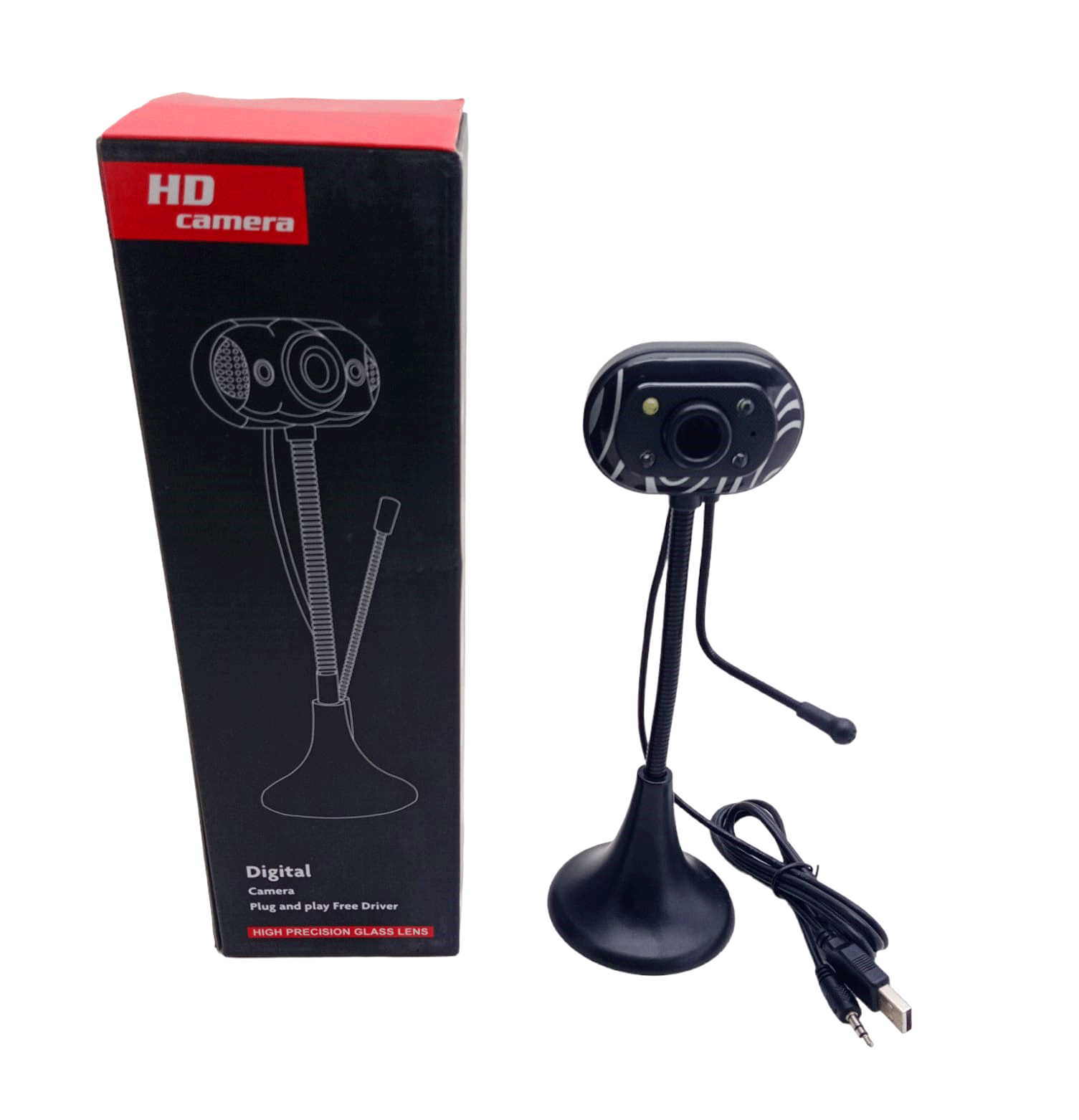 Hd Camera Digital ( Masa Üstü ) ( Usb & Aux ) Bilgisayar Kamerası & Mikrofon*100