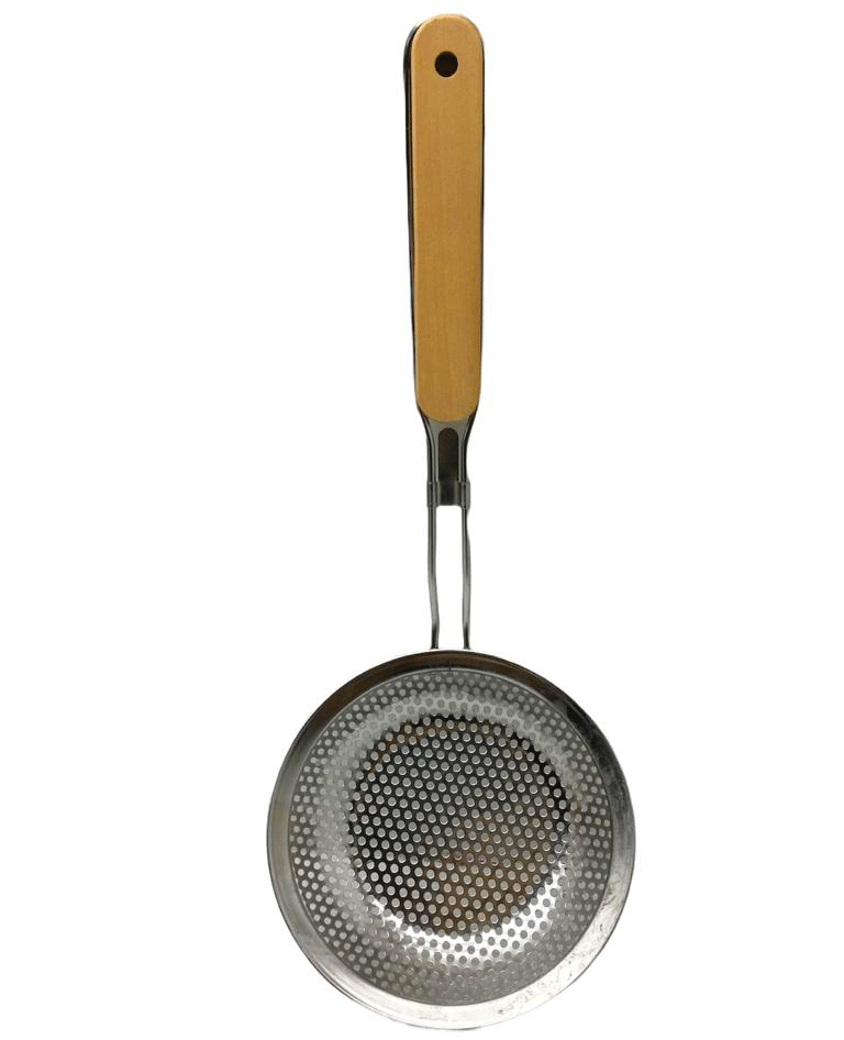 İbico-281 Ahşap Saplı Lux Metal Kevgir*240