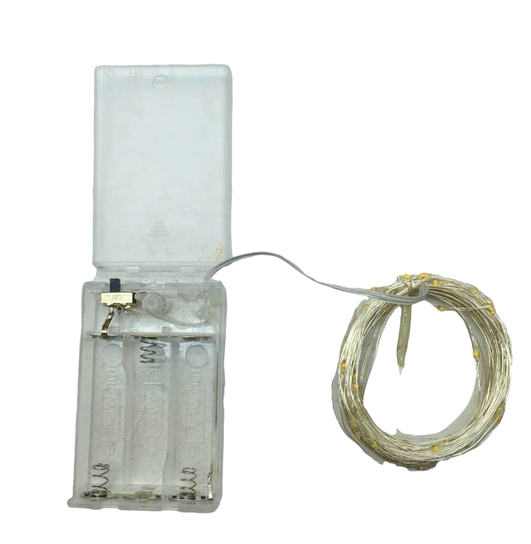 Wn-1213 ( Gün Işığı ) ( 3 Pilli & 10mt ) Peri Dekor Led*10x100