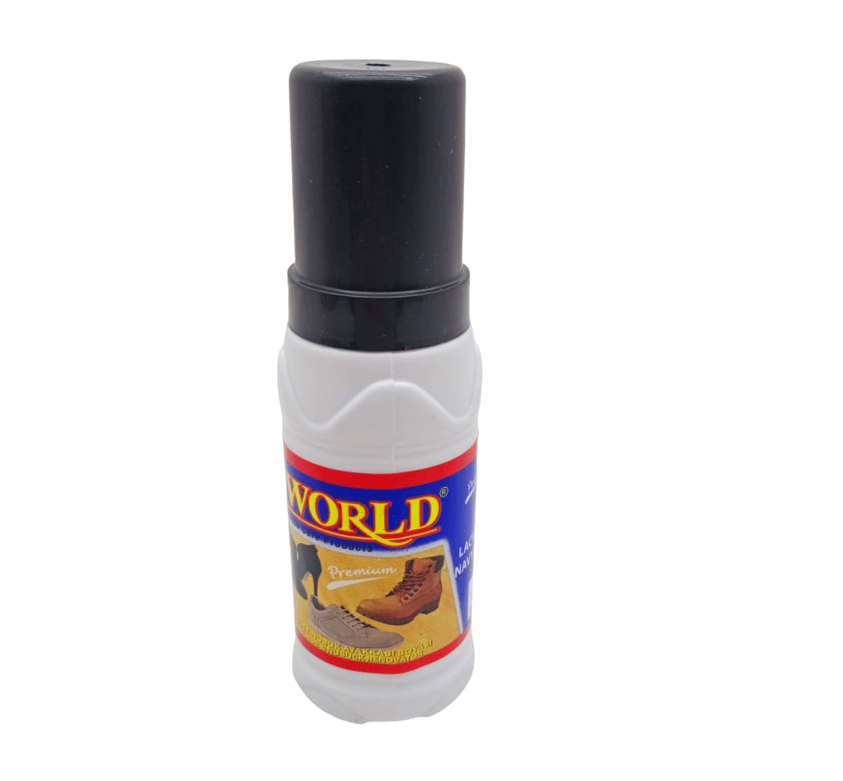 World ( Süet Nubuk ) ( Likit ) ( Lacivert ) Ayakkabı Boyası 100ml*12x8