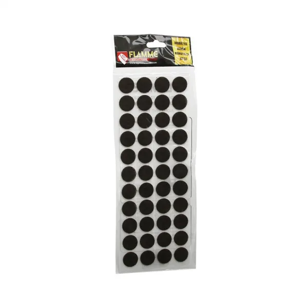 Flamme ( 21mm ) ( Yuvarlak ) Yapışkan Keçe*25x36