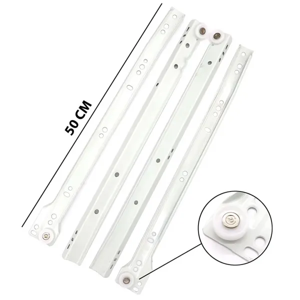 Flore Ersa Er-395 ( 50cm ) ( 2pcs Takım ) Çekmece Rayı*25=k