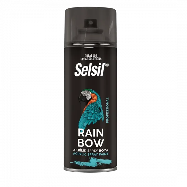 Selsil Tab-428 ( Siyah Mat ) Sprey Boya ( 400ml )*12x1