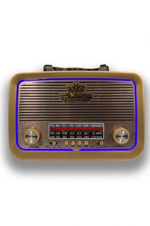 Ahşap Görünümlü Nostaljik Radyo Yage YG-300