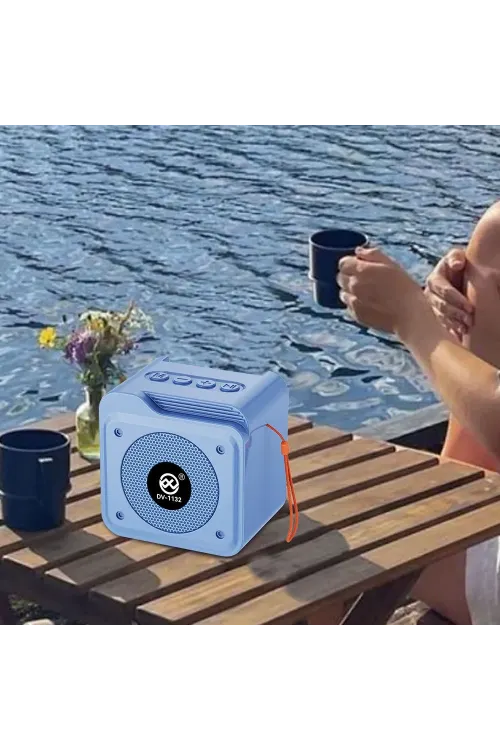 Kablosuz Bluetooth Hoparlörler - USB Kart Yuvalı Taşınabilir Mini El Tipi