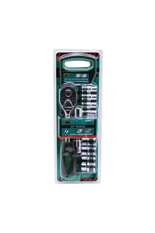 Cp Tools Cr-v Socket Set ( 12pcs ) 1/2 Vakumlu Lokma Seti*20