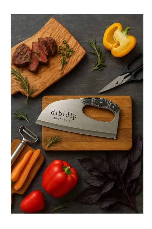 Dibidip Chef Serisi – Profesyonel Et & Kesim Bıçağı