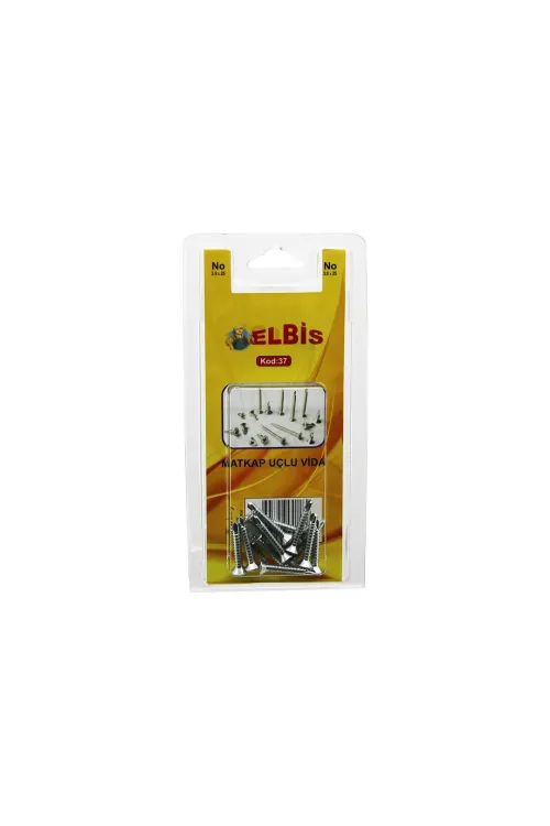 Elbis-37 3.9x25 Matkap Uçlu Akıllı Vida*12x24