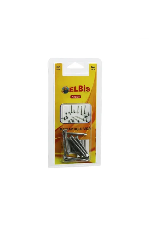 Elbis-38 3.9x38 Matkap Uçlu Akıllı Vida *12x24