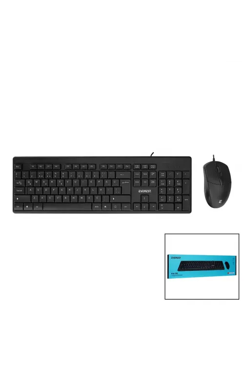 Everest Km-515 ( Usb Kablolu ) Klavye & Mouse ( Set ) ( Q Klavye )*20