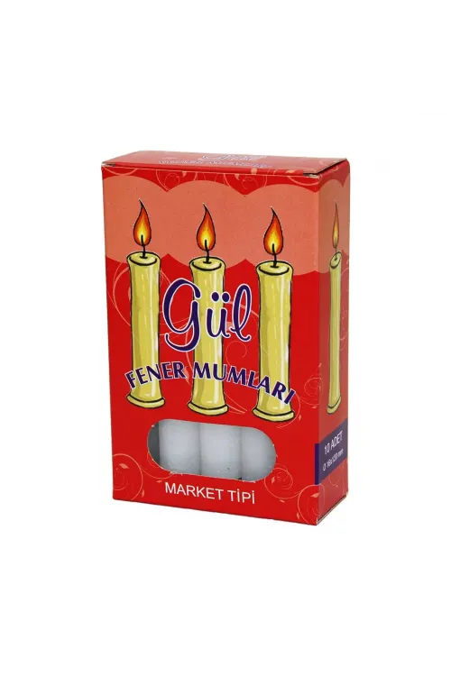 Gül Candle -320 ( 10pcs ) Market Mum*144