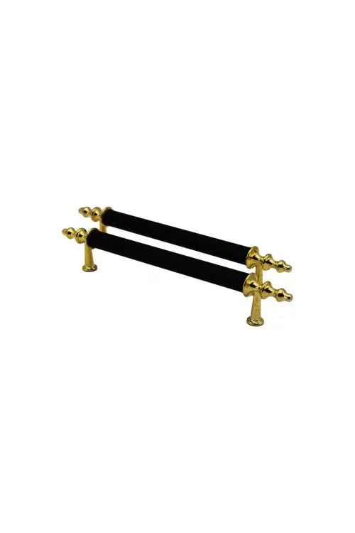 İbico-916 ( Orta & 13cm ) ( Siyah & Altın ) Boru Kulp*10x5
