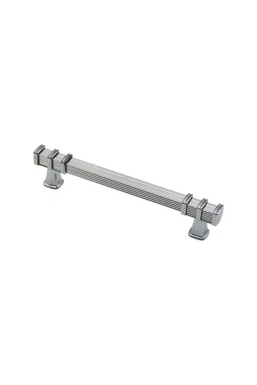 İbico-969 ( 12.8cm ) ( Yüzük Krom & Kulp Krom ) ( Kare ) Çekmece Kulp*10x5