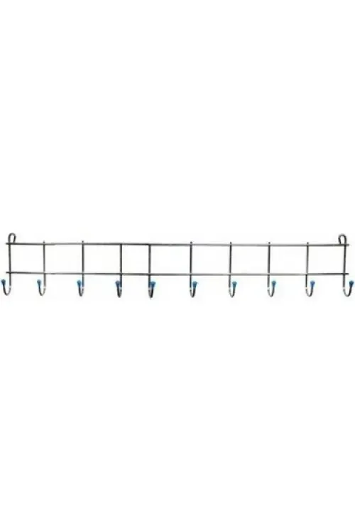 Kral Kr-07 Metal 10 Kollu Düz Duvar Askısı*12x12