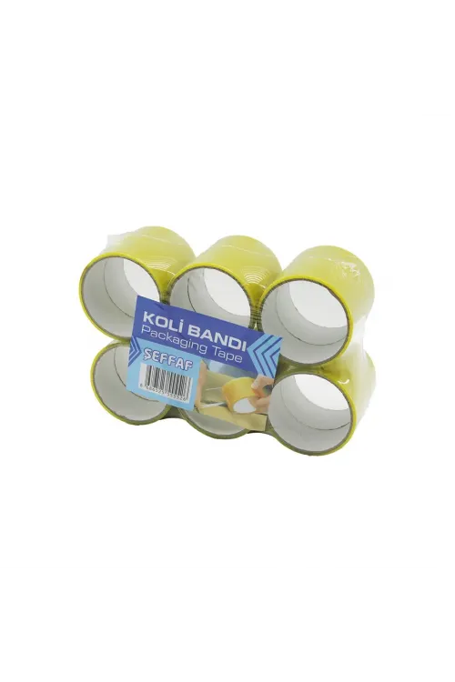 Krt-1010 Packaging Tape ( 43mm X 20yds ) ( Şeffaf ) Koli Bantı*12x12