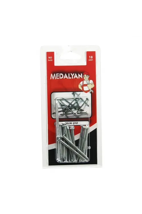 Medalyan Dl-20 ( 4x50 ) ( Beton ) Çelik Çivi ( 18pcs )*12x10