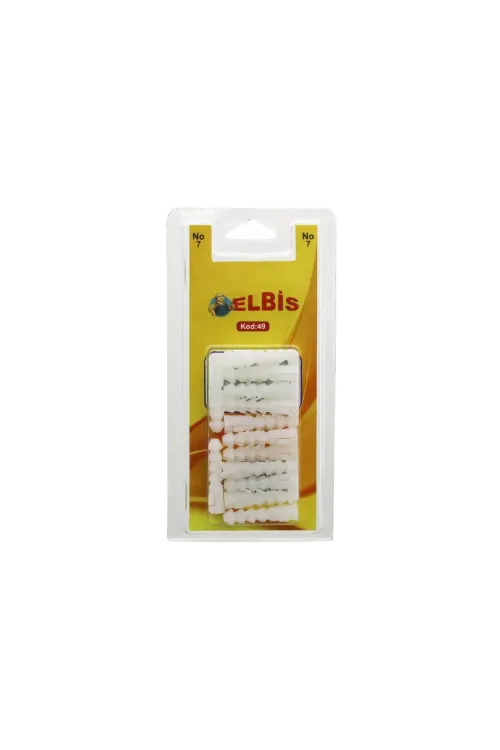Medalyan Dl-37 ( No-7 ) Dübel Beyaz ( 30pcs )*12x9