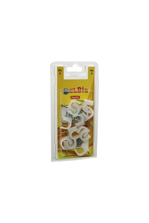 Medalyan Dl-38 ( No-6 ) Çelik Çivili Kroşe ( 12pcs )*12x24