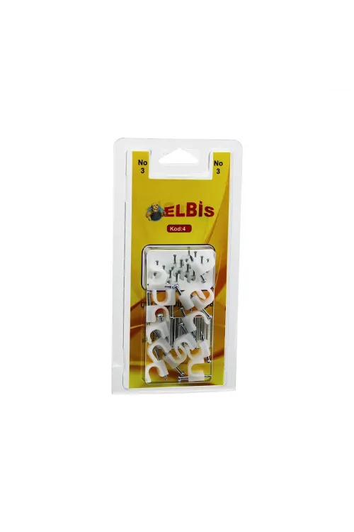 Medalyan Dl-39 ( No-3 ) Çelik Çivili Kroşe ( 25pcs )*12x24