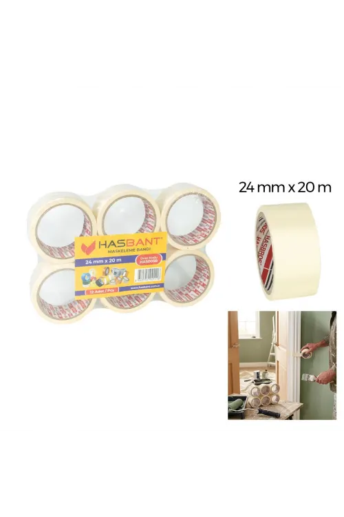 Meg ( 24mm X 20yards ) Maskeleme Bant*6x12