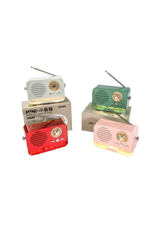 Platoon Bluetooth 5.3 Mini Retro Radyo PL-4707