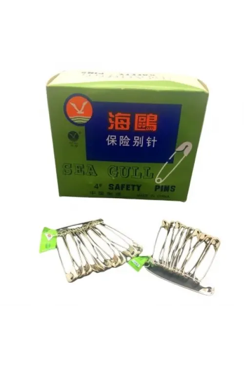 Sea Gull ( Gümüş ) ( No-4# ) Çengelli İğne ( 36pcs X 12li =432pcs=paket )*1x40