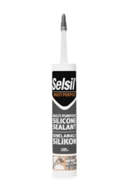 Selsil ( Siyah ) Üniversal Silikon 280 Gr*25=k