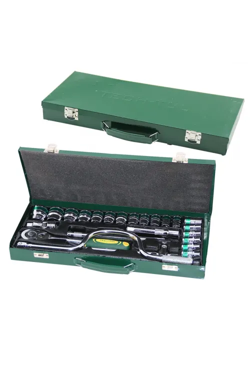 Tech-tul Tt-106 Mırror ( 24pcs ) Lokma Seti ( Metal Çantalı )*1