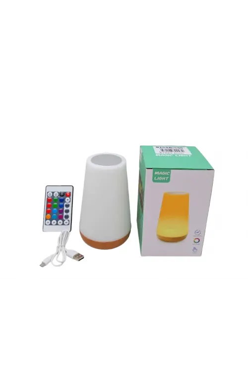 Wınnboss Qc-01 ( Atmosfer ) ( Kumandalı ) Magıc Lıght Dokunmatik Led Masa Lambası Usb Şarjlı*60