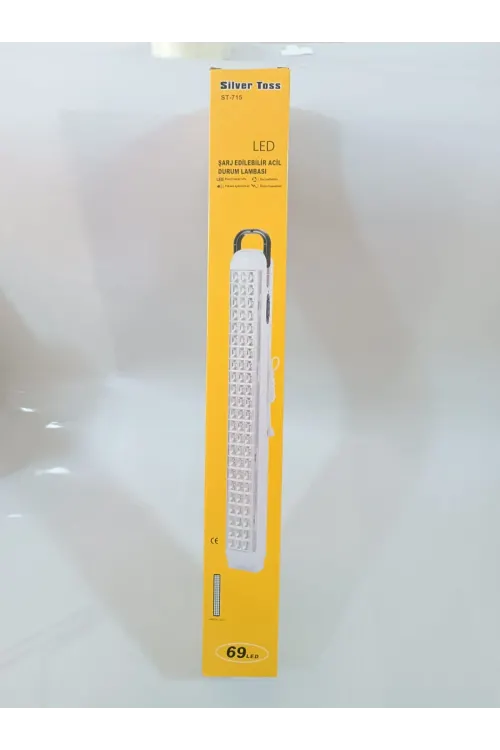 Yeni Silver Toss St-715 ( 69 Led ) Led Şarjlı Işıldak Fener*30