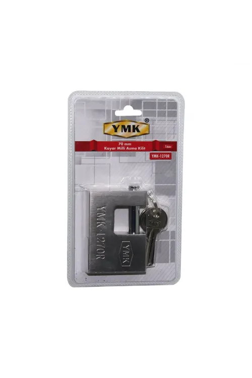 Ymk-1270r ( 70mm ) Gri Kayar Milli Asma Kilit*48