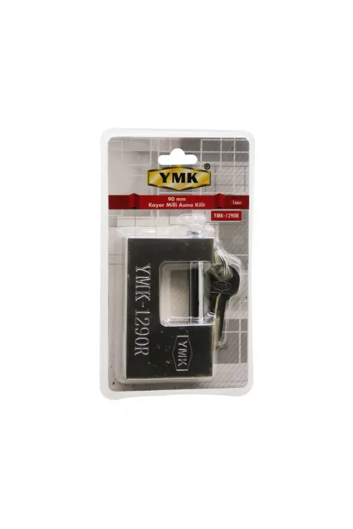 Ymk-1290r ( 90mm ) Gri Kayar Milli Asma Kilit*36