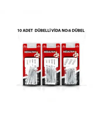 Egonex Medalyan Dl-33 ( 3.5x50 ) ( 10pcs ) Dübelli Vida*12x10