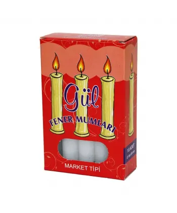 Gül Candle -320 ( 10pcs ) Market Mum*144