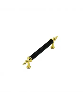 İbico-957 ( 9.6cm ) ( Zirve ) ( Siyah & Altın ) Boru Kulp*10x5