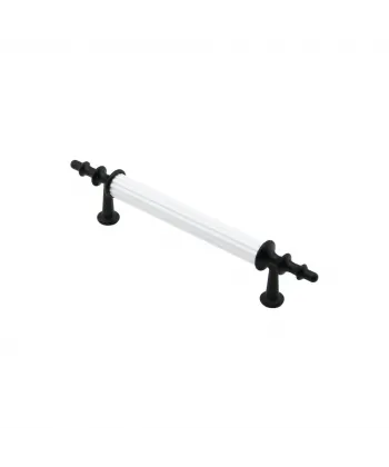 İbico-973 ( 9.6cm ) ( Beyaz & Siyah ) Boru Kulp*10x5