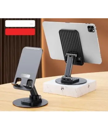Katlanabilir Telefon Tutucu Stand Yuvarlak Tabanlı Cm-074